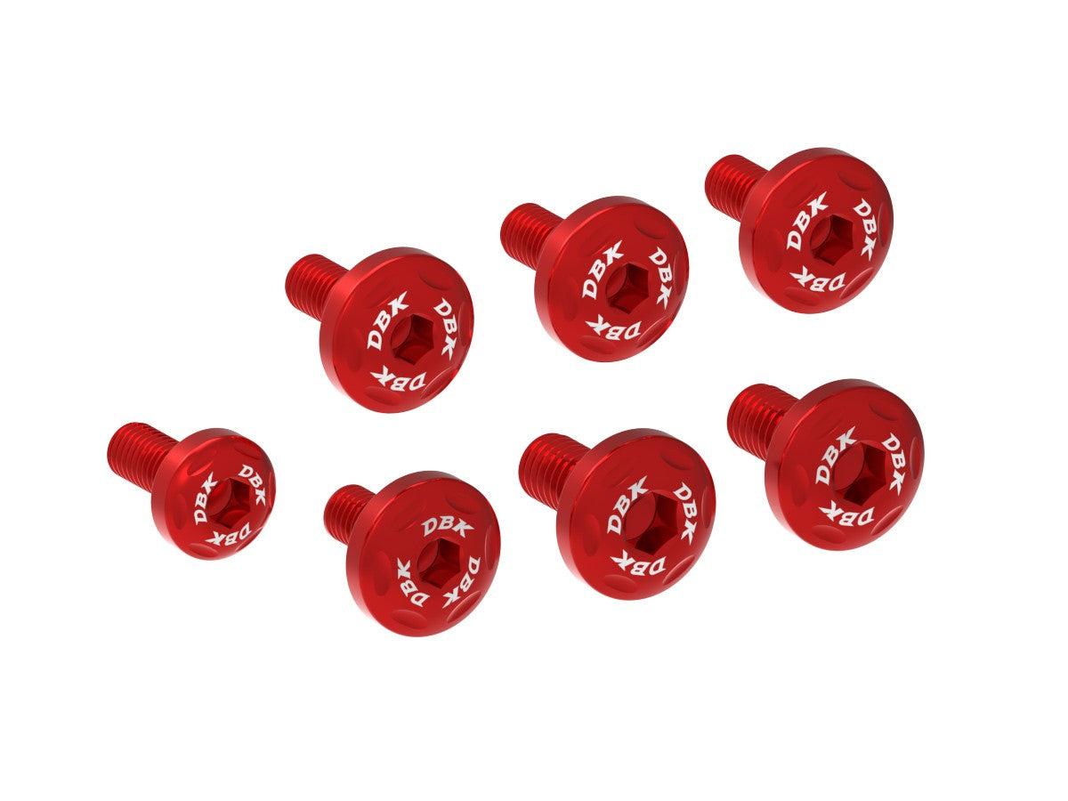 Ducabike DBK CNC Left Panel Screw Kit Ducati Monster V2 2026 - Red