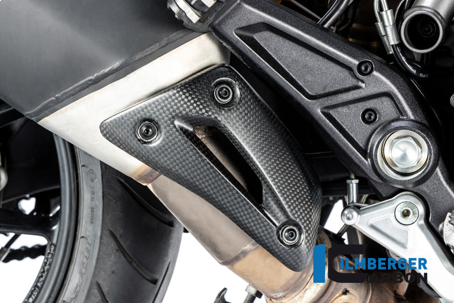 Ilmberger Carbon Exhaust Heat Shield Silencer Carbon For Ducati Hypermotard From 2013