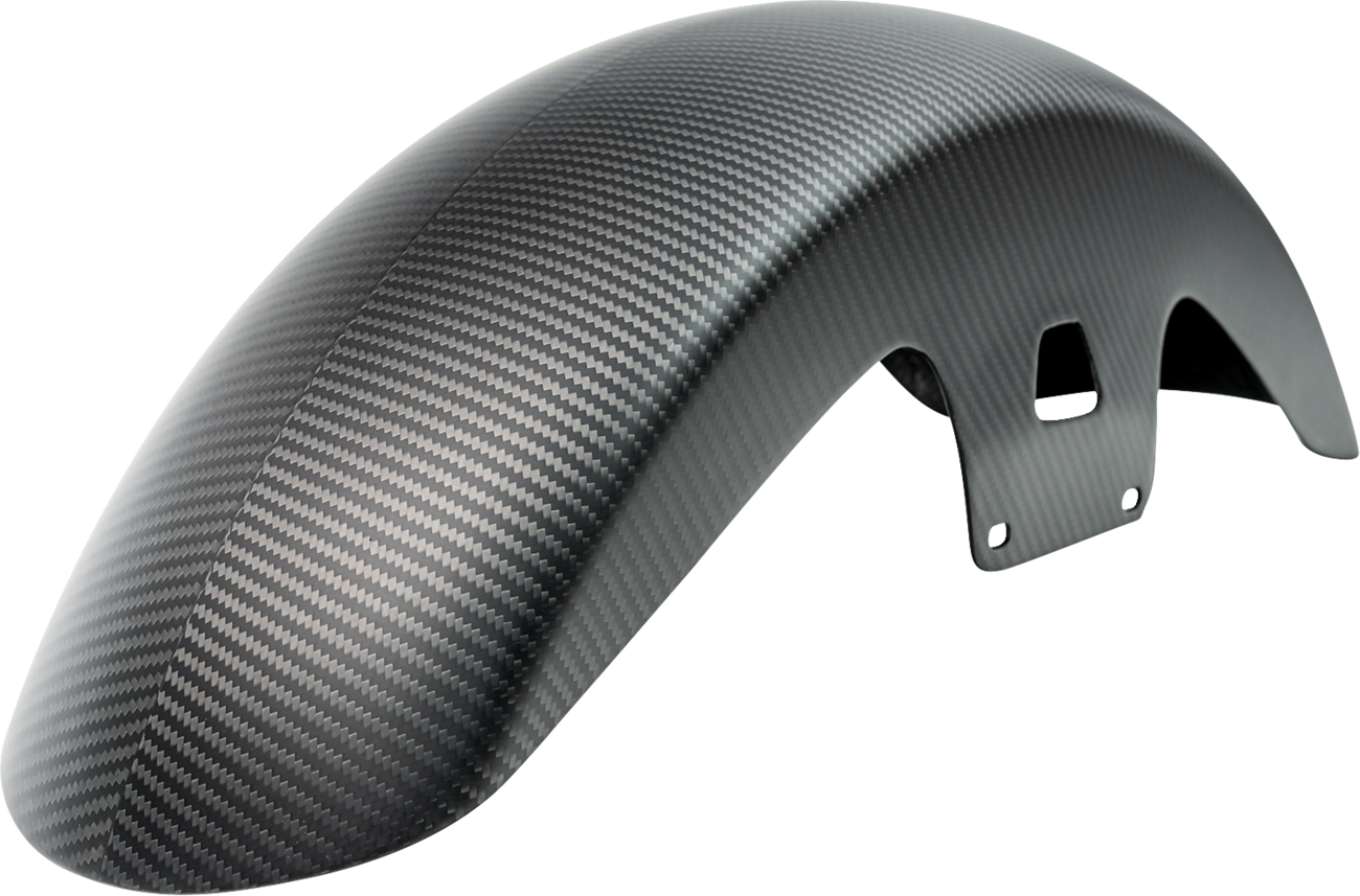 Slyfox Front Fender - Mid Length - Carbon Fiber/Matte - HD '14-'25