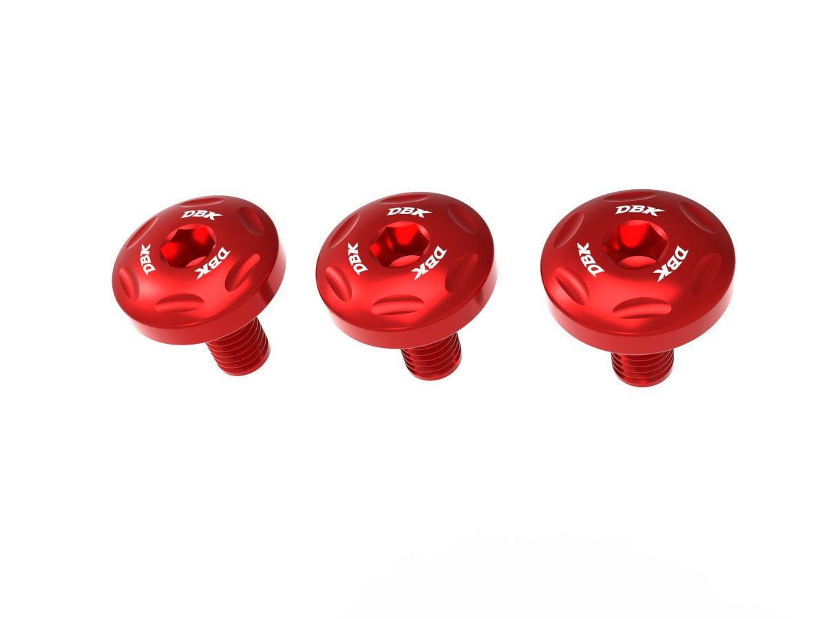 Ducabike DBK KVT81 HM 698 Chain Guard Screw Kit - Red