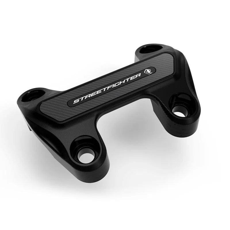 Ducabike DBK Carbon Fiber CNC 3D Handlebar Clamp Ducati Streetfighter V4 V4S - Black