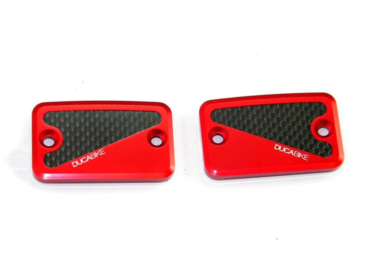 Ducabike DBK TLS06 Fluid Reservoir Caps - RED
