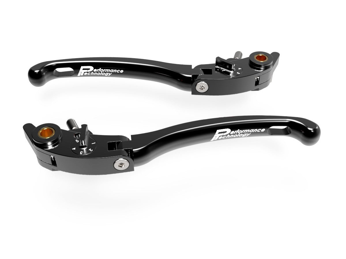 Ducabike DBK LE01 Brake / Clutch Adjustable Levers Eco GP 1 - BLACK-BLACK