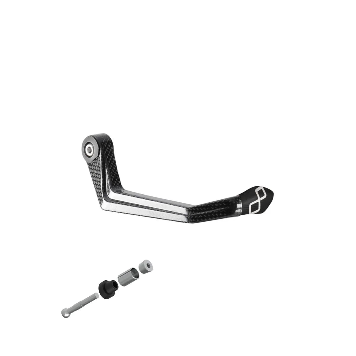 Lightech Carbon Fiber Brake Lever Guard For Ducati Panigale V2 V2S - Red