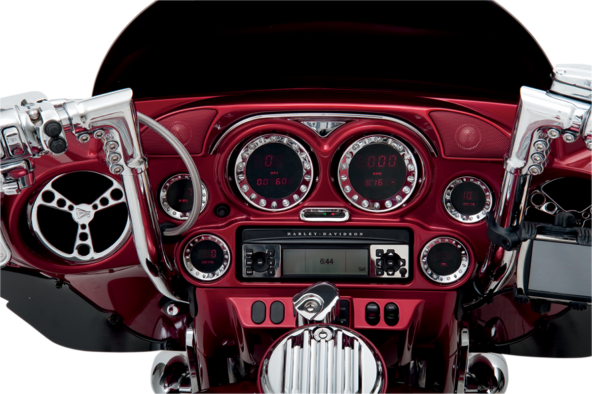 Hogtunes Dash Trim/Tweeter Pod - Harley Davidson
