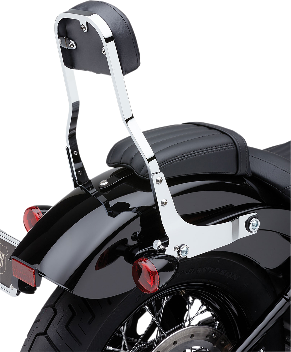 Cobra Backrest Kit - 14" - Chrome - FXLR