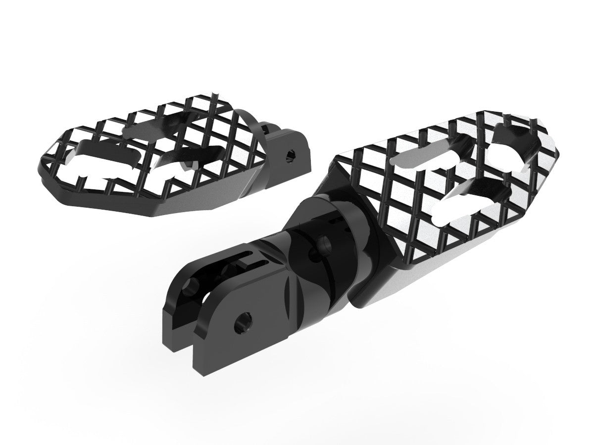 Ducabike DBK KPDM03 Adjustable Pilot Footpegs Kit - BLACK