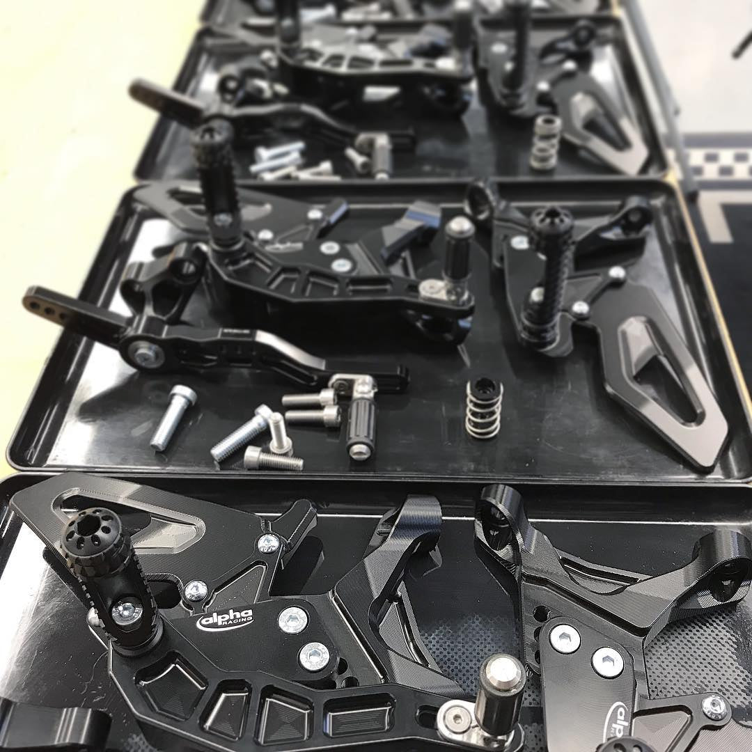 Alpha Racing Adjustable Rearsets For BMW S1000RR M1000RR