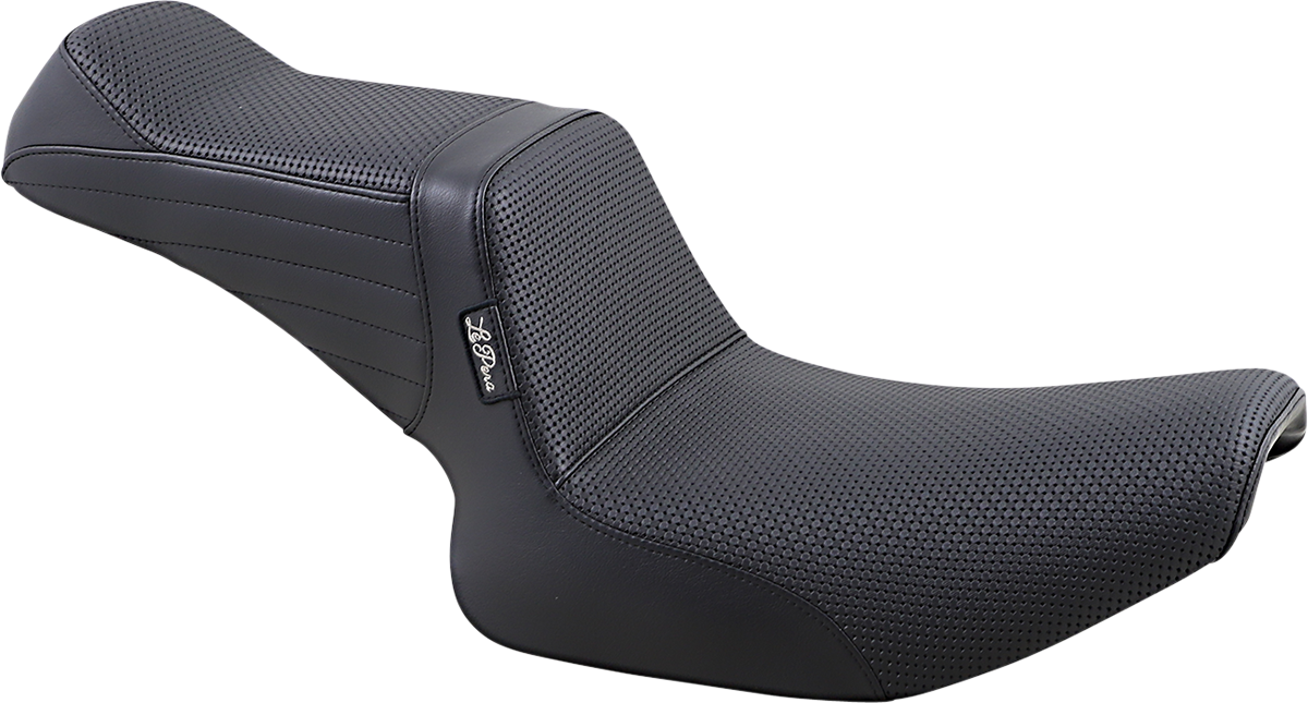 Le Pera Tailwhip Seat - Basketweave - Black - FXR '82-'94