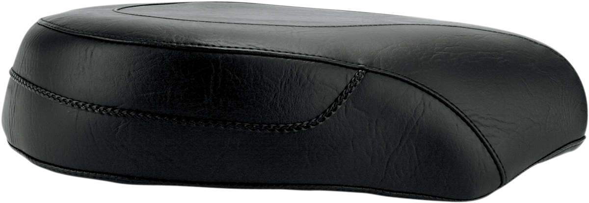 Mustang Seat - Vintage - Wide - Touring - Without Driver Backrest - Two-Piece - Smooth - Black
