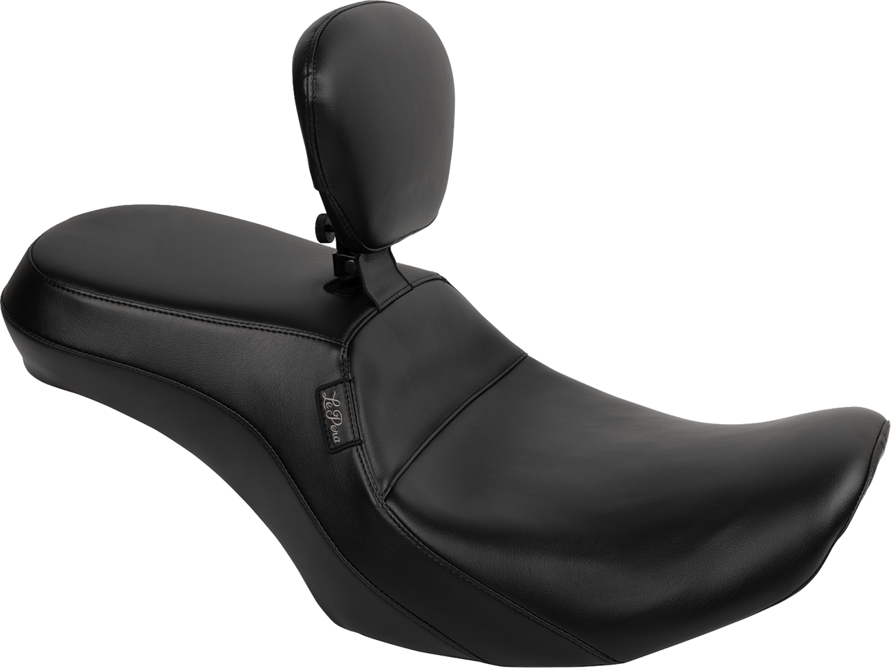 Le Pera Outcast Seat - With Backrest - Plain - FLH/FLT '23-'25