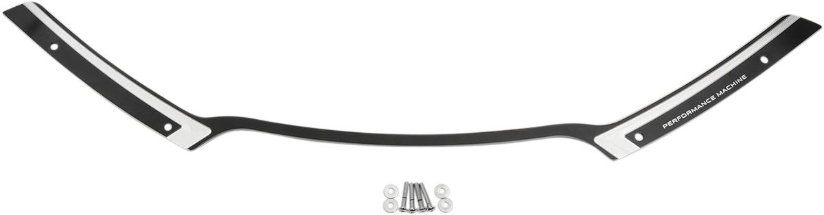 Performance Machine (PM) Windshield Trim - Scallop - Contrast Cut - FLTR '15-'21