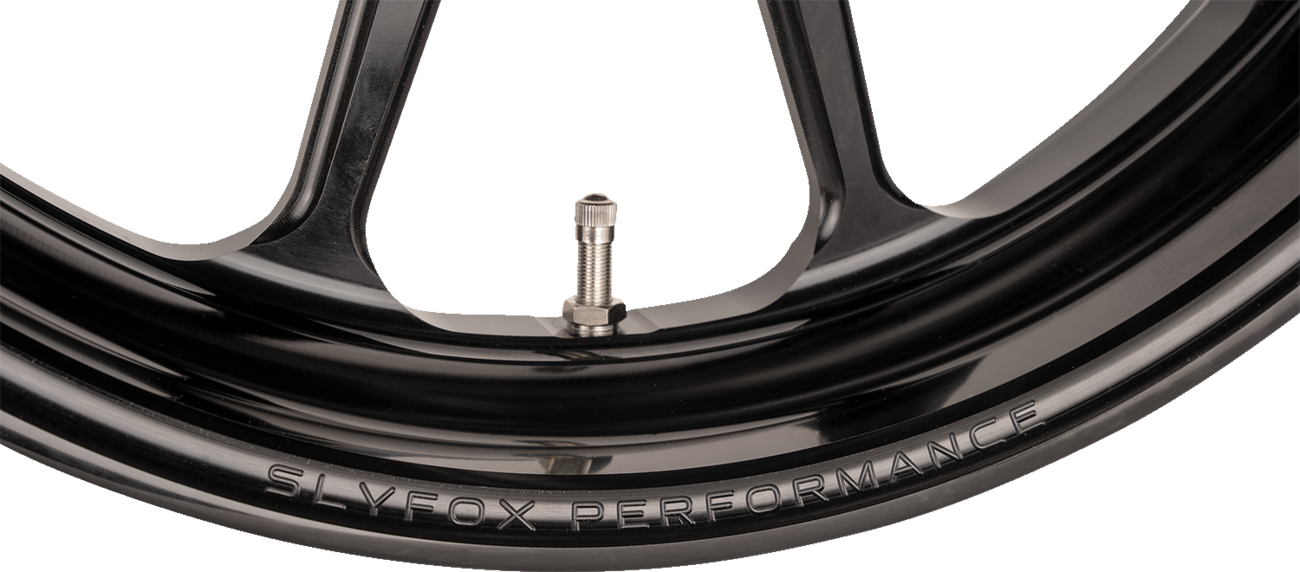 Slyfox Wheel - Track Pro - Rear - Single Disc/Without ABS - Black - 17x6