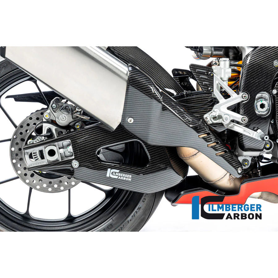 Ilmberger Carbon Fiber Swingarm Cover Set For Aprilia Tuono V4 1100 Factory
