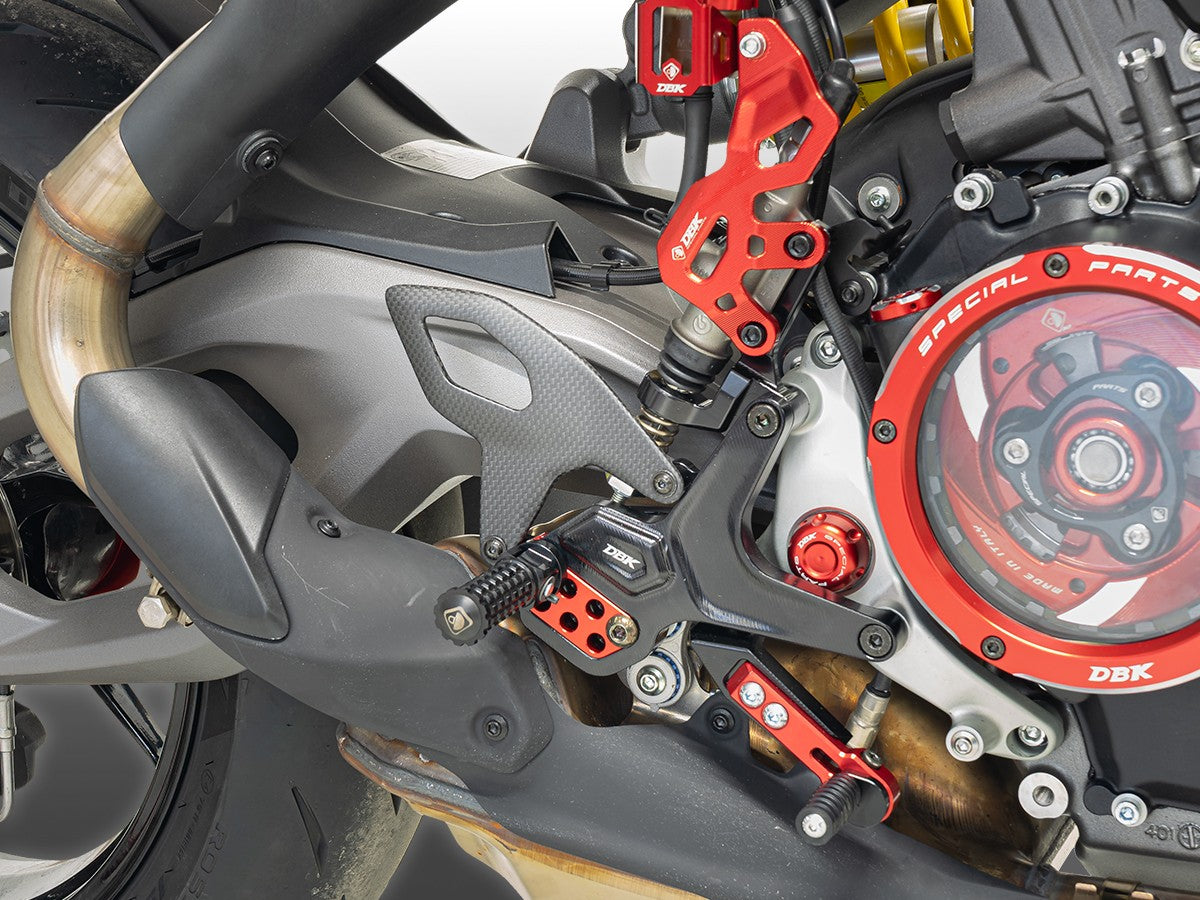 Ducabike DBK Heel Guards Matt Carbon Ducati Panigale Streetfighter V2 2025