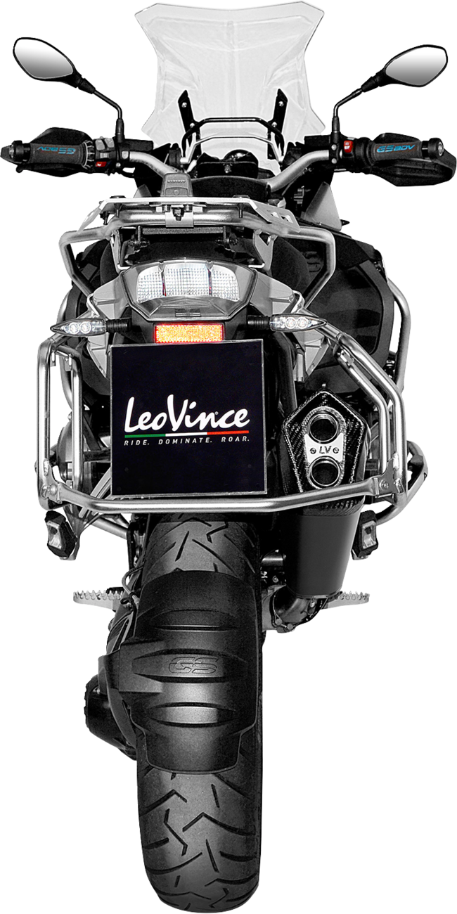 LeoVince LV-12 Black Edition Slip-On Muffler - R1200GS/Adventure