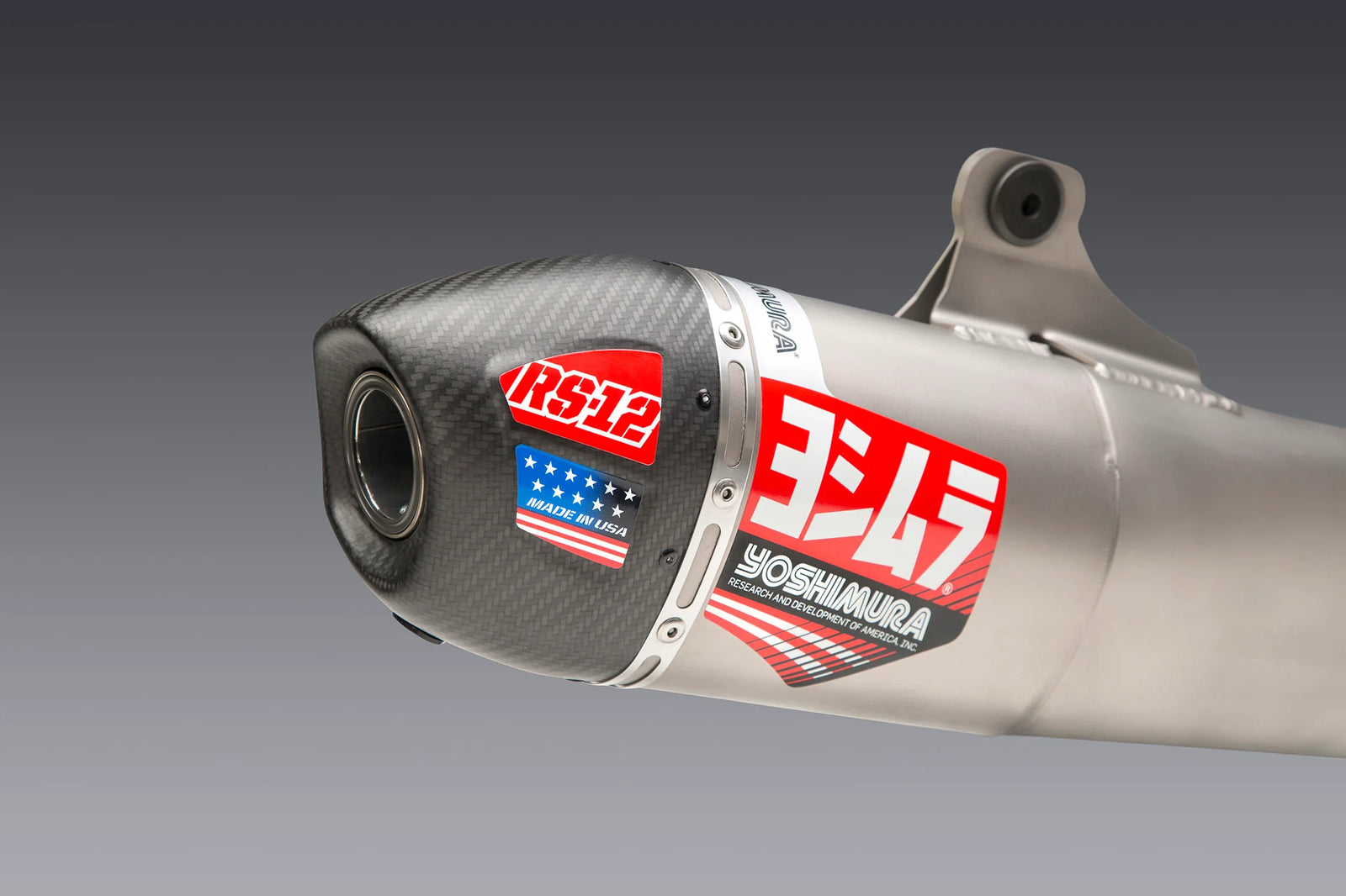 Yoshimura CRF250R/RX 22-24 RS-12 Titanium Full Exhaust, W/ Titanium Muffler