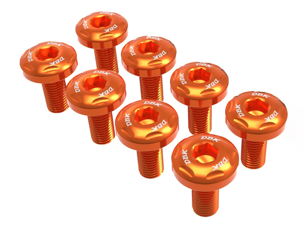 Ducabike DBK KVT73 KTM 990 Duke Front Fender Screws Kit - Orange