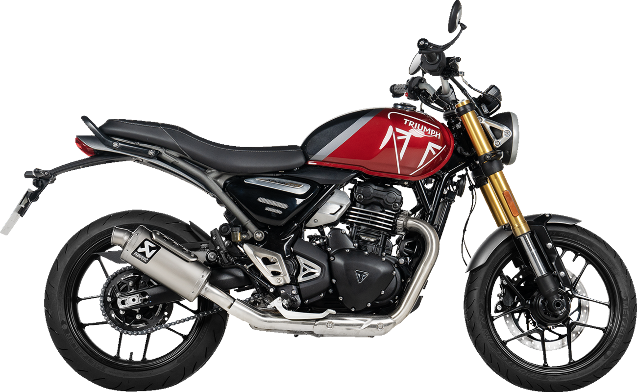 Akrapovic Slip-On Line Muffler - Titanium - Speed/Scrambler 400