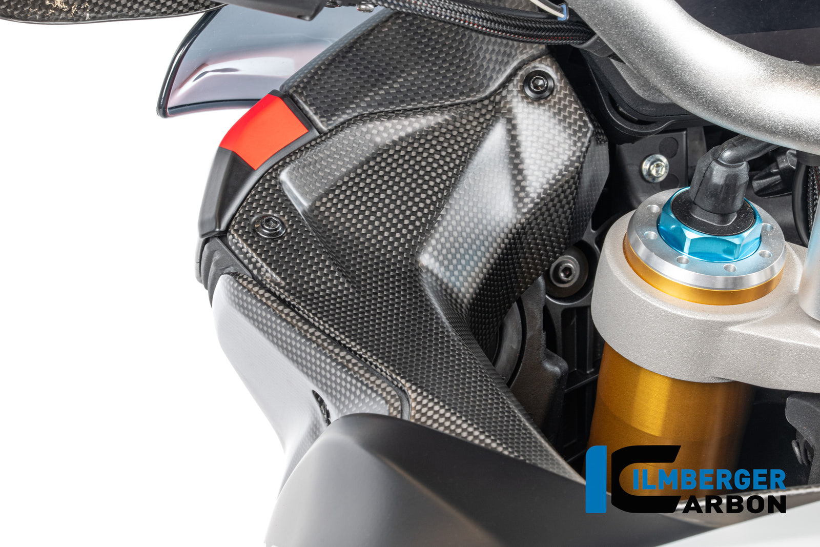 Ilmberger Carbon Cover Near The Instruments Left Side Matt Multistrada V4