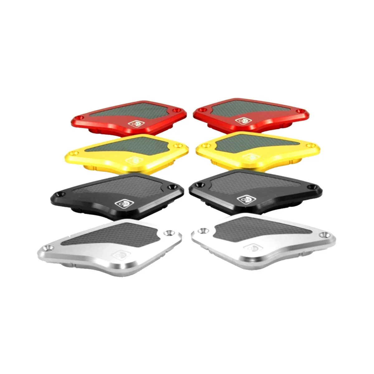 Ducabike DBK Carbon Front Brake And Clutch Fluid Reservoir Covers Diavel V4