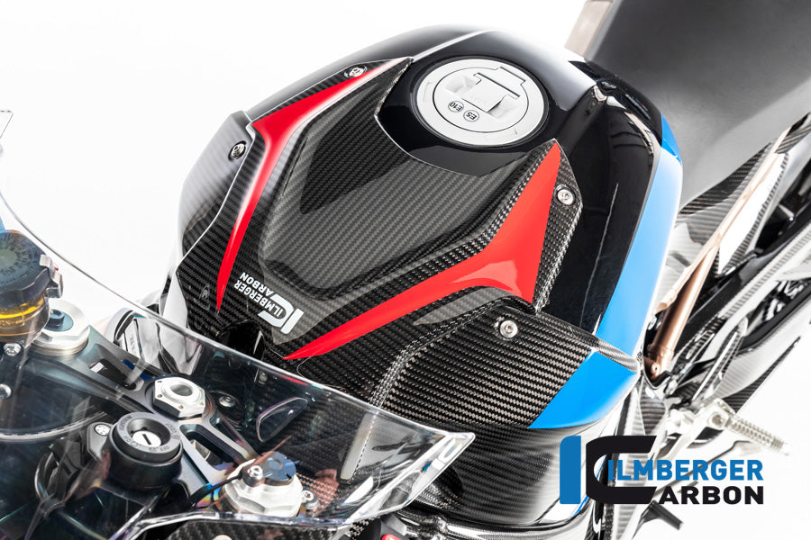 Ilmberger Carbon Top Tank Cover BMW M1000RR / S1000RR S1000R M1000R - Gloss / Twill