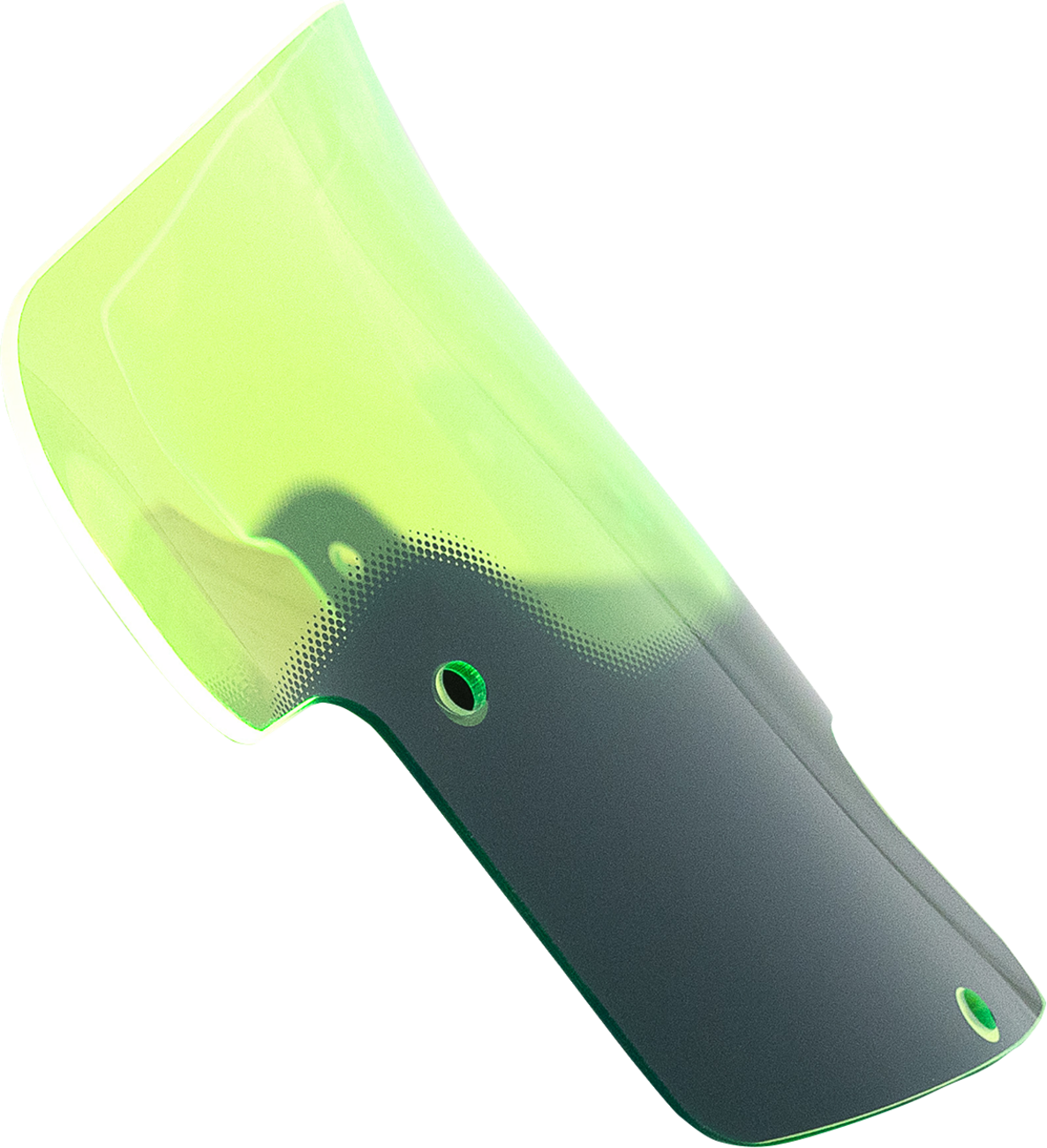 Klock Werks Ice Flare® Windshield - 8" - Green Ice - '20-'25 Indian