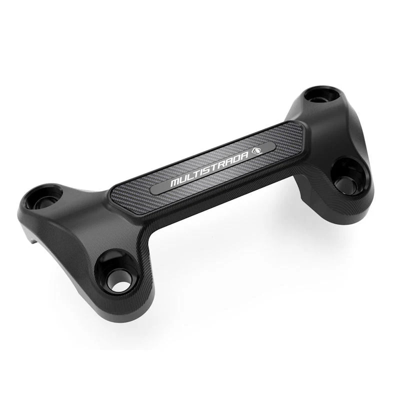 Ducabike DBK Carbon Fiber 3D Handlebar Clamp Multistrada V4 V4S Pikes Peak V4RS - Black