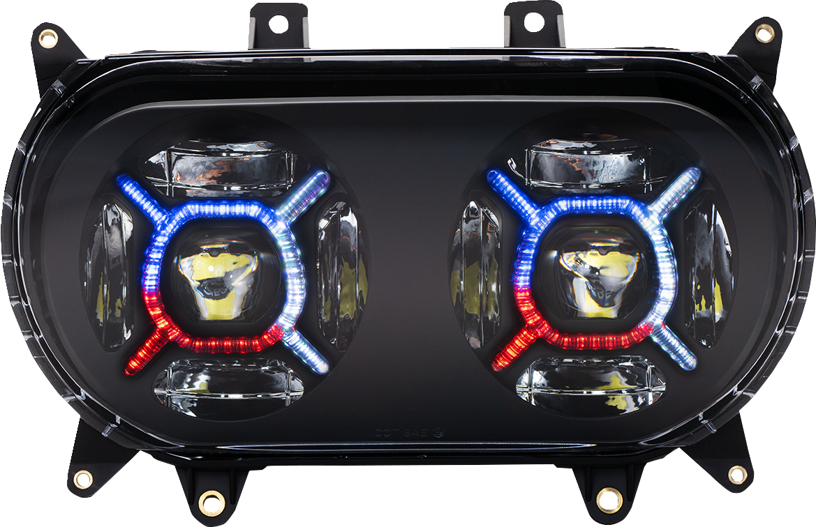 Custom Dynamics ProGLOW™ Double-X LED Headlight