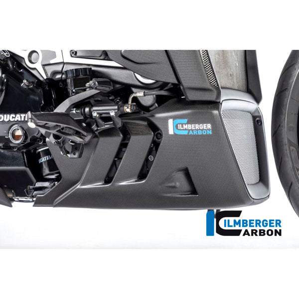 Ilmberger Carbon Fiber Belly Pan Set For Ducati XDiavel / S 2018