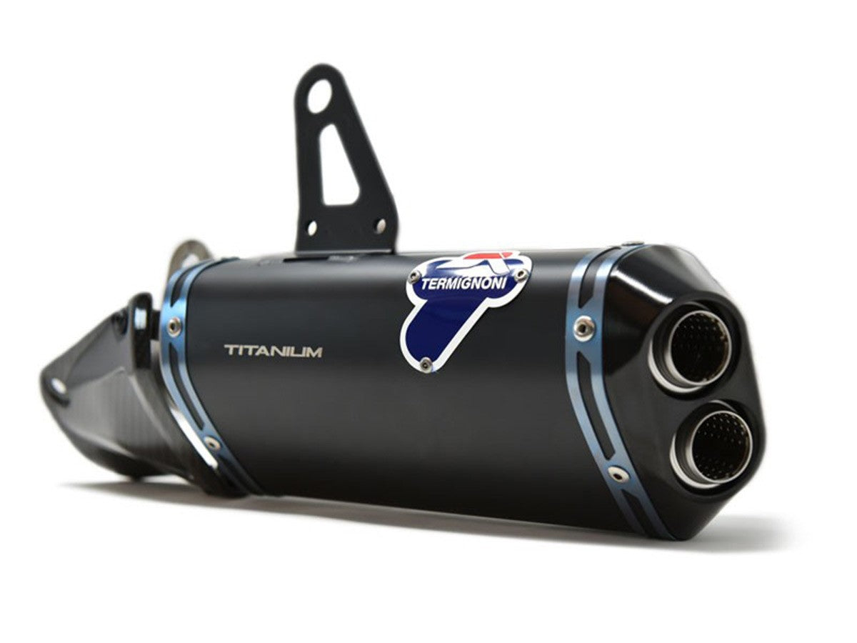 Termignoni D18409400INA Black Titanium Silencers Ducati Panigale V4