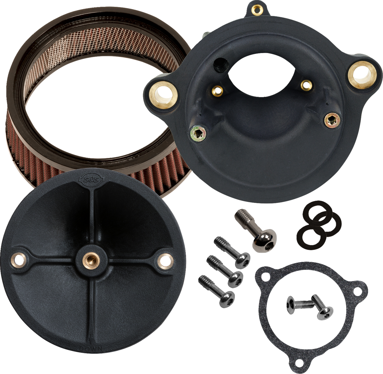 S&S Cycle Super Stock™ Stealth Air Cleaner Kit - No Cover - M8 Touring