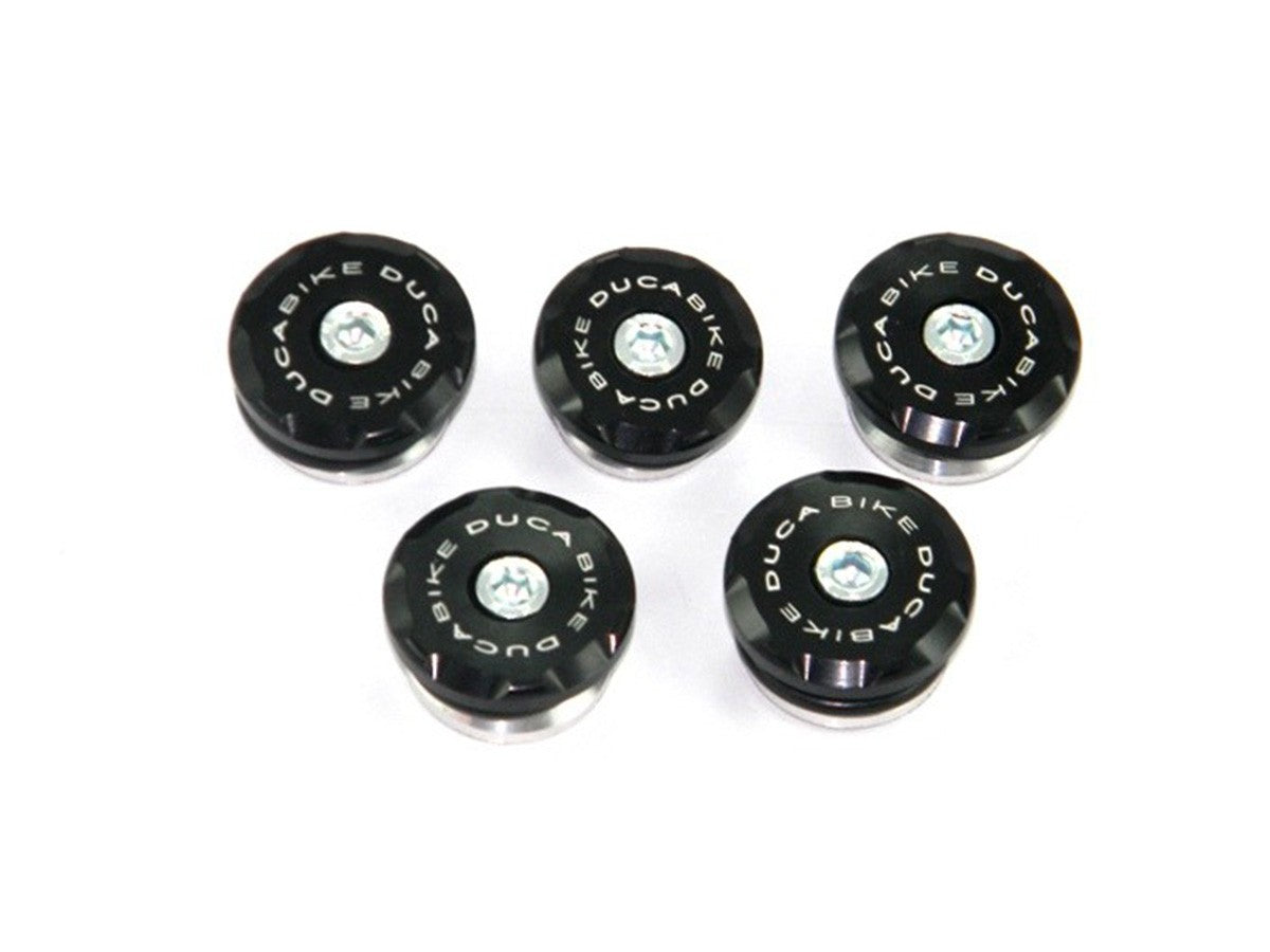 Ducabike DBK TTMTS01 Kit Frame Plugs - BLACK