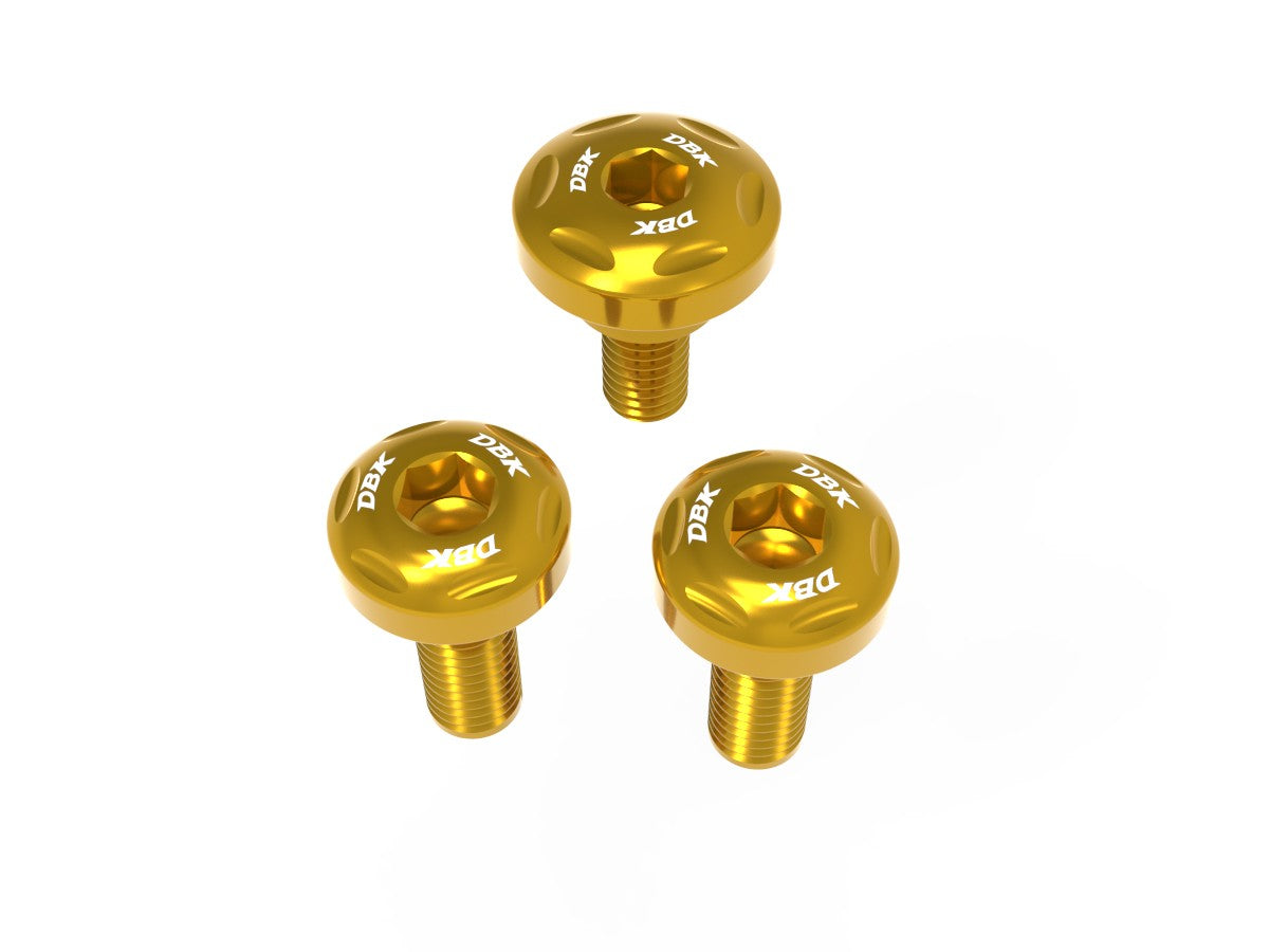 Ducabike DBK KVT101 Panigale V4 MY 2025 Low Right Side Tank Panel Screws Kit - Gold