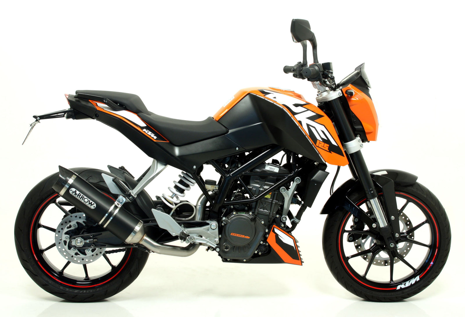 Street Thunder Aluminium Dark" Slip On With Carbon End Cap"