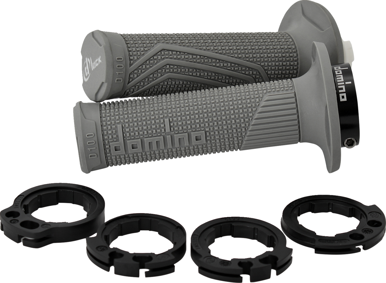 Domino D100 D-Lock Grips - Gray