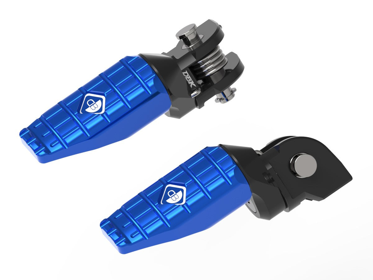 Ducabike DBK KPDM07 BMW R1300GS Sport Adjustable Pilot Footpegs Kit - BLUE