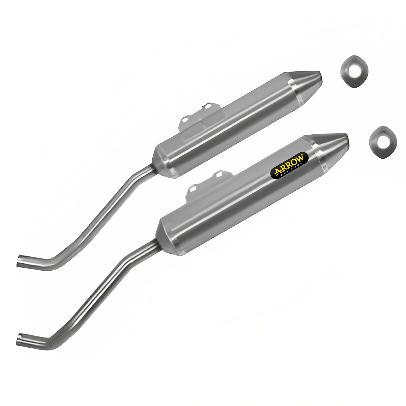 Arrow 72603AO Thunder Approved Aluminium Slip Ons (Right And Left)