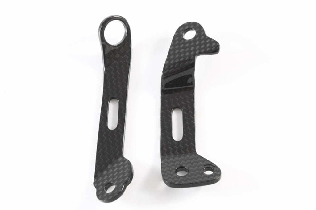 Fullsix Carbon BRAKE And CLUTCH RESERVOIR MOUNTS - SET
