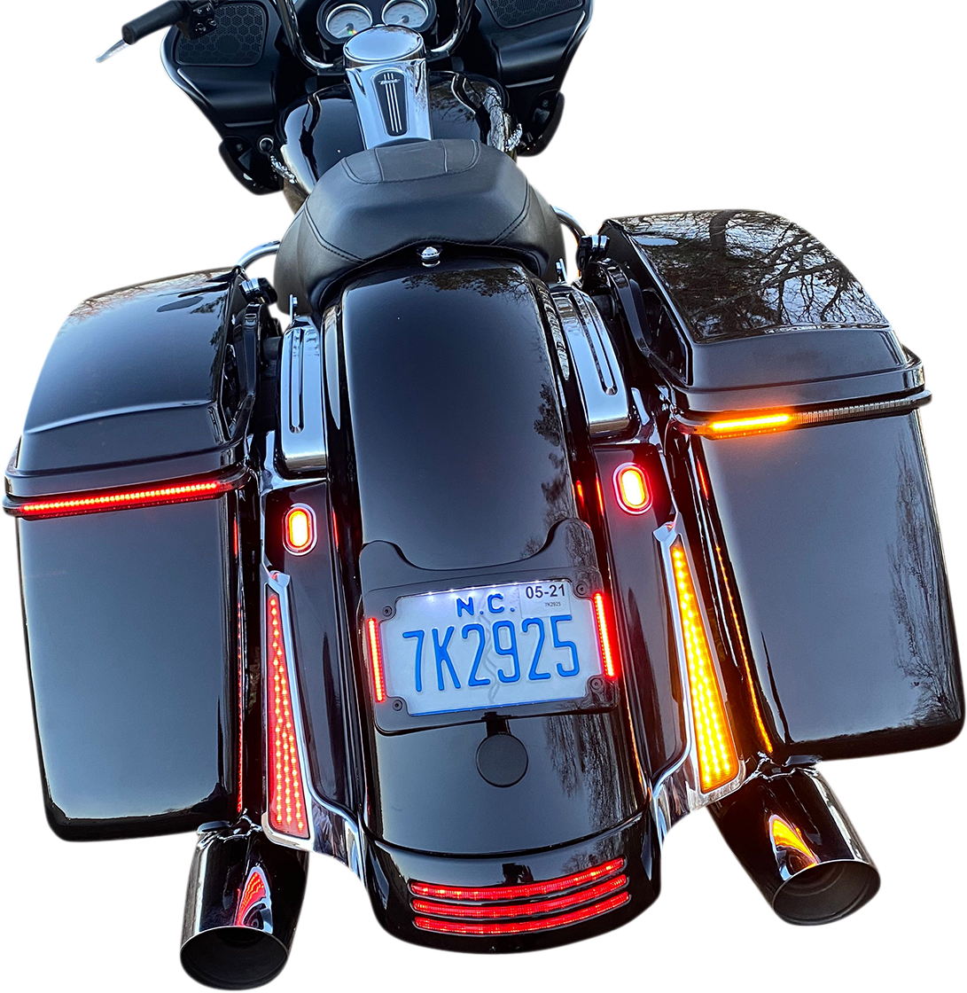 Custom Dynamics Panel Lights - Chrome - Smoke Lens