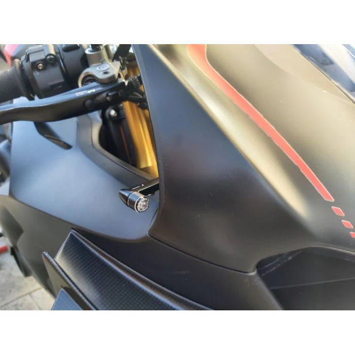 Rizoma Light Unit Micro LED Turn Signal Kit For Stealth Mirrors Panigale V4 V4S V4R