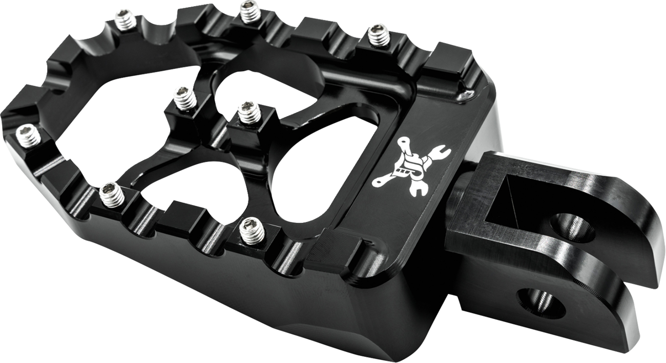 Burly Brand MX Evolution Driver Pegs - Black - Softail