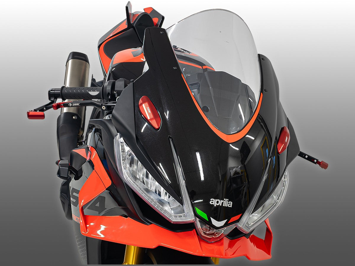 Ducabike DBK CNC Mirror Hole Cover Kit Aprilia RS660 / RSV4