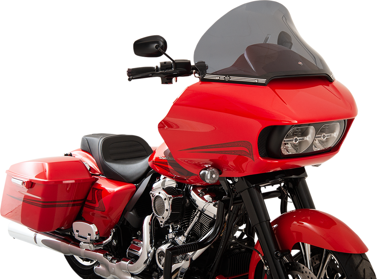 Klock Werks Pro-Touring Flare® Windshield - 15" - Dark Smoke - '15-'25 FLTR