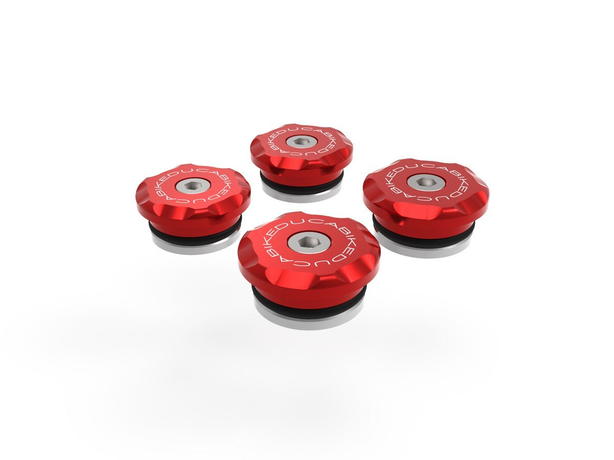Ducabike DBK TTDSX01 DesertX Kit Frame Plugs - RED
