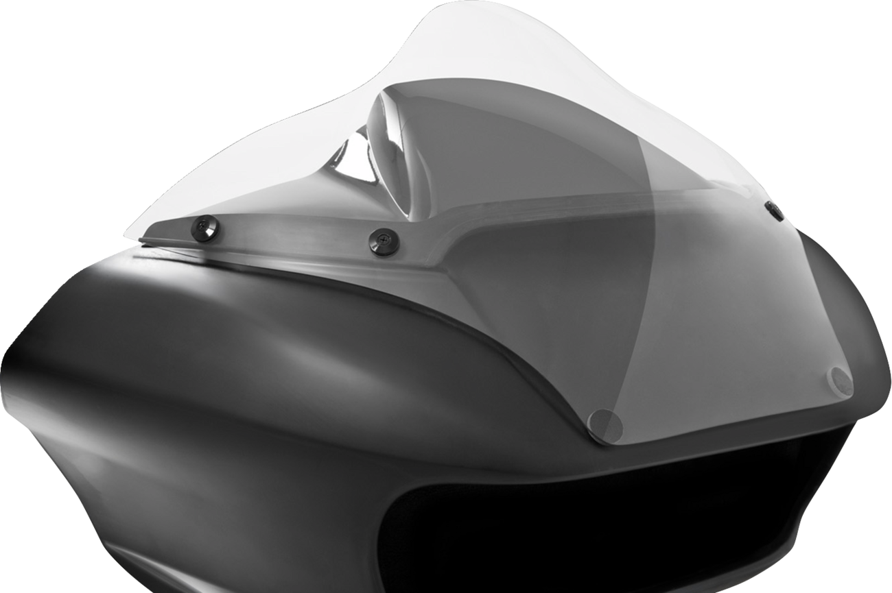 Memphis Shades Windshield - BRL Race Bubble - Clear - FLTRX