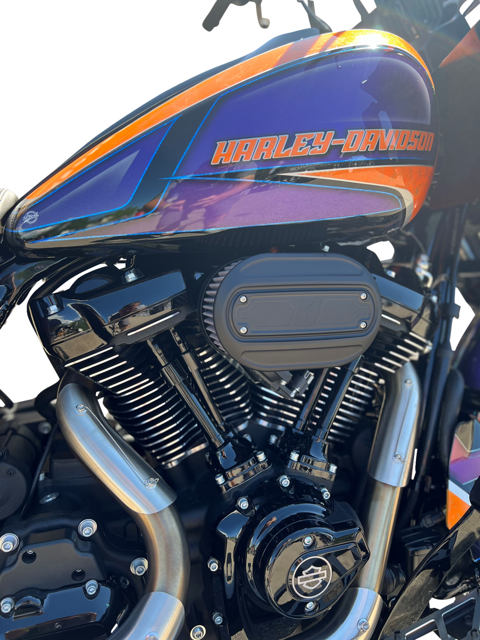 Kodlin USA Oval Air Cleaner Kit - Black - Touring/Softail