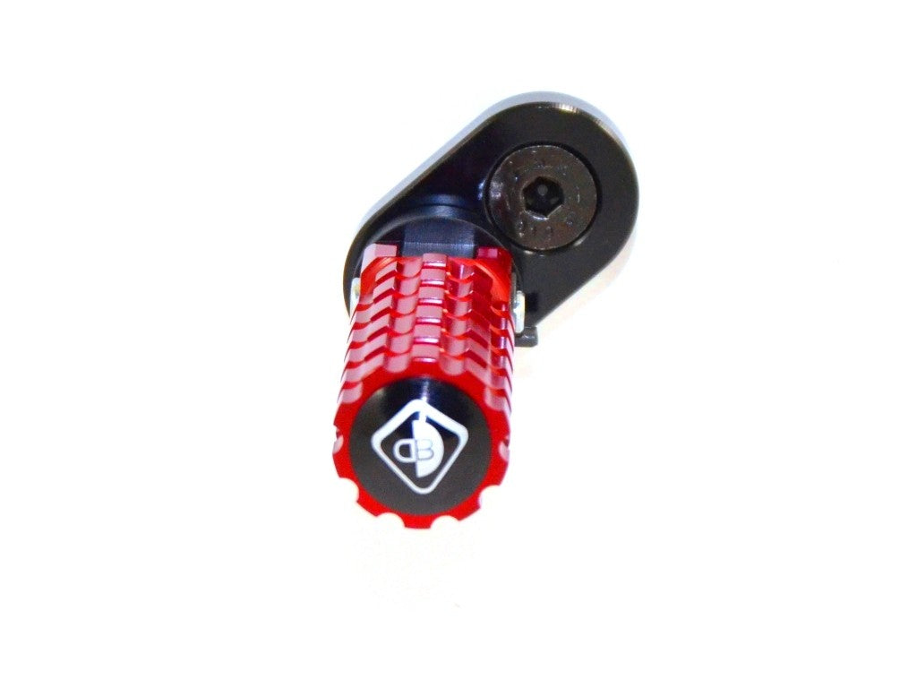 Ducabike DBK PPSCRA01 Adjustable Foot Pegs Scrambler - RED