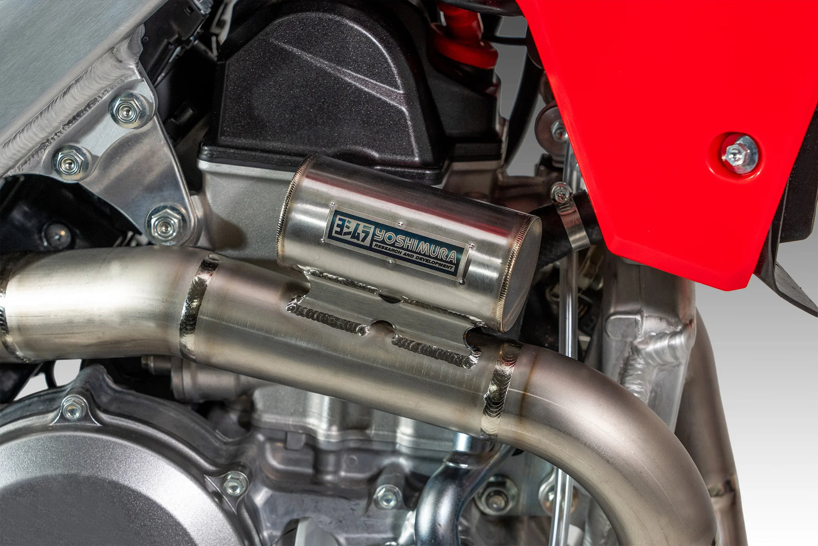 Yoshimura CRF450R/RX 2027 RS-12evo Titanium Full Exhaust, W/ Titanium Muffler