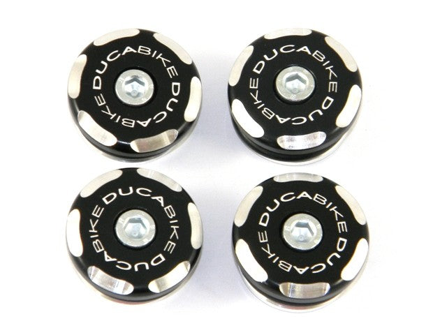 Ducabike DBK TT95902 Frame Plugs 959 / 1299 Panigale Bicolor - BLACK
